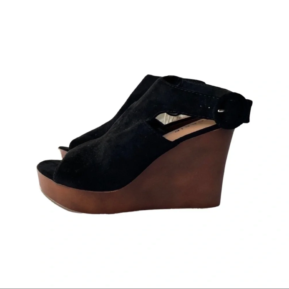 Torrid Black Platform Heel Sandals
